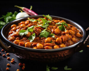 Chana masala (kadala curry)